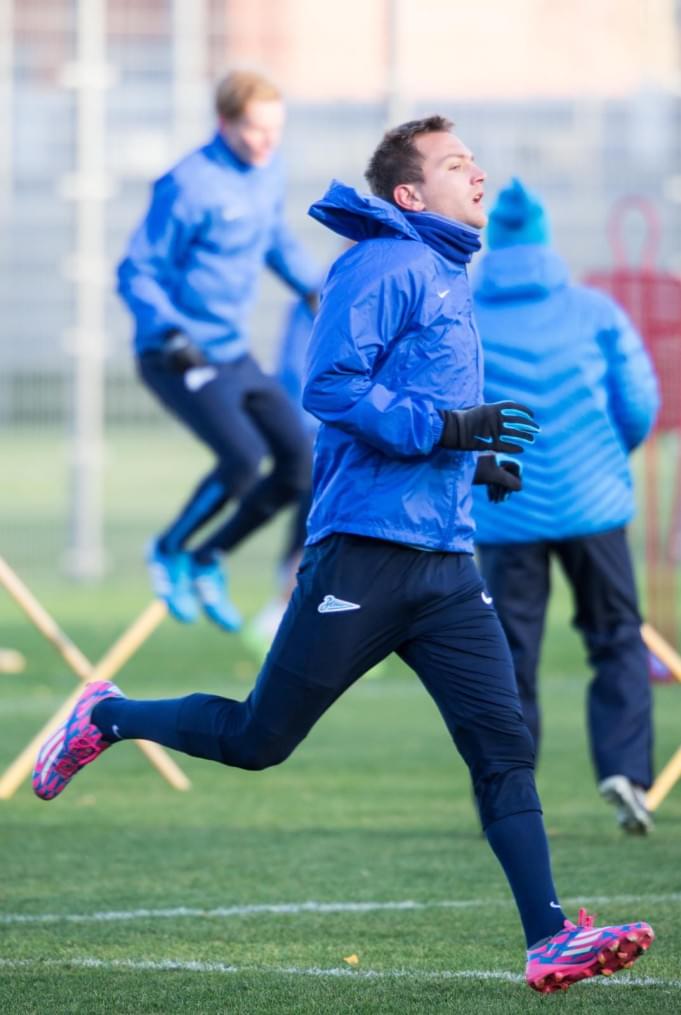 Открытая тренировка «Зенита» перед матчем с «Краснодаром»