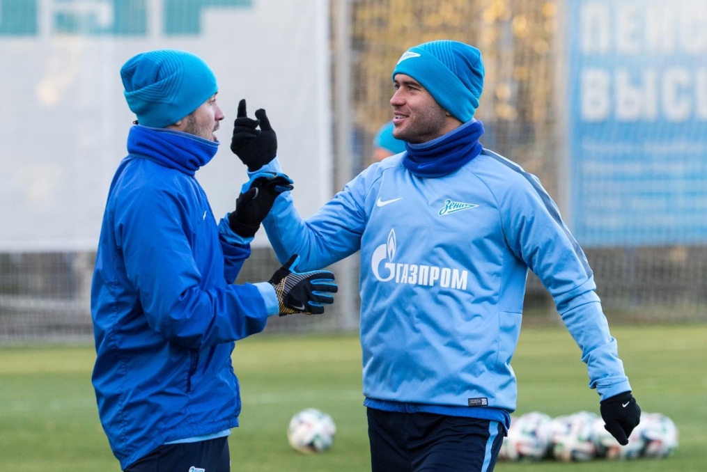 Открытая тренировка «Зенита» перед матчем с «Краснодаром»
