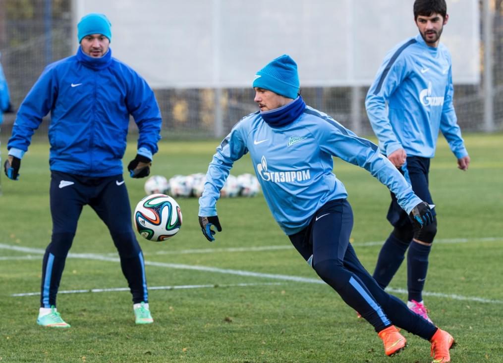 Открытая тренировка «Зенита» перед матчем с «Краснодаром»