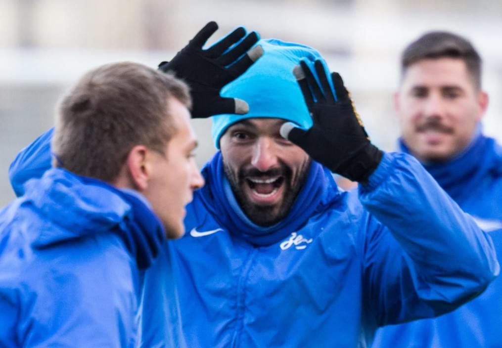 Открытая тренировка «Зенита» перед матчем с «Краснодаром»