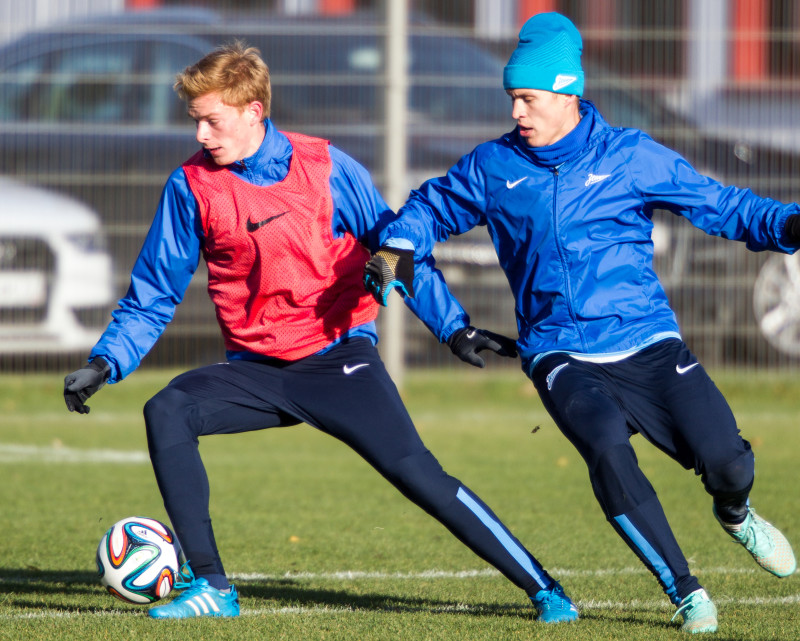 Открытая тренировка «Зенита» перед матчем с «Краснодаром»