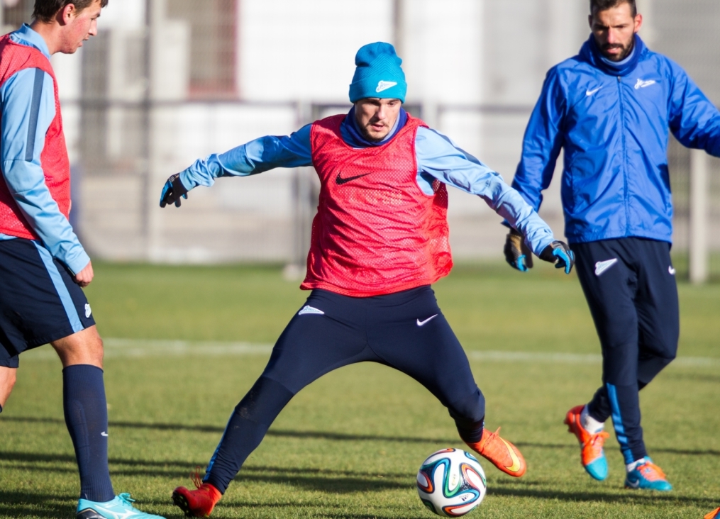 Открытая тренировка «Зенита» перед матчем с «Краснодаром»