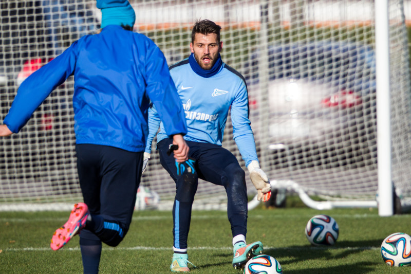 Открытая тренировка «Зенита» перед матчем с «Краснодаром»