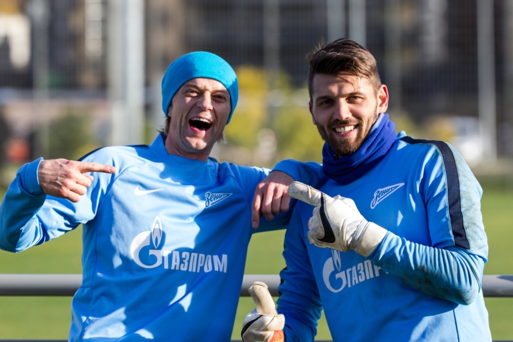 Открытая тренировка «Зенита» перед матчем с «Краснодаром»