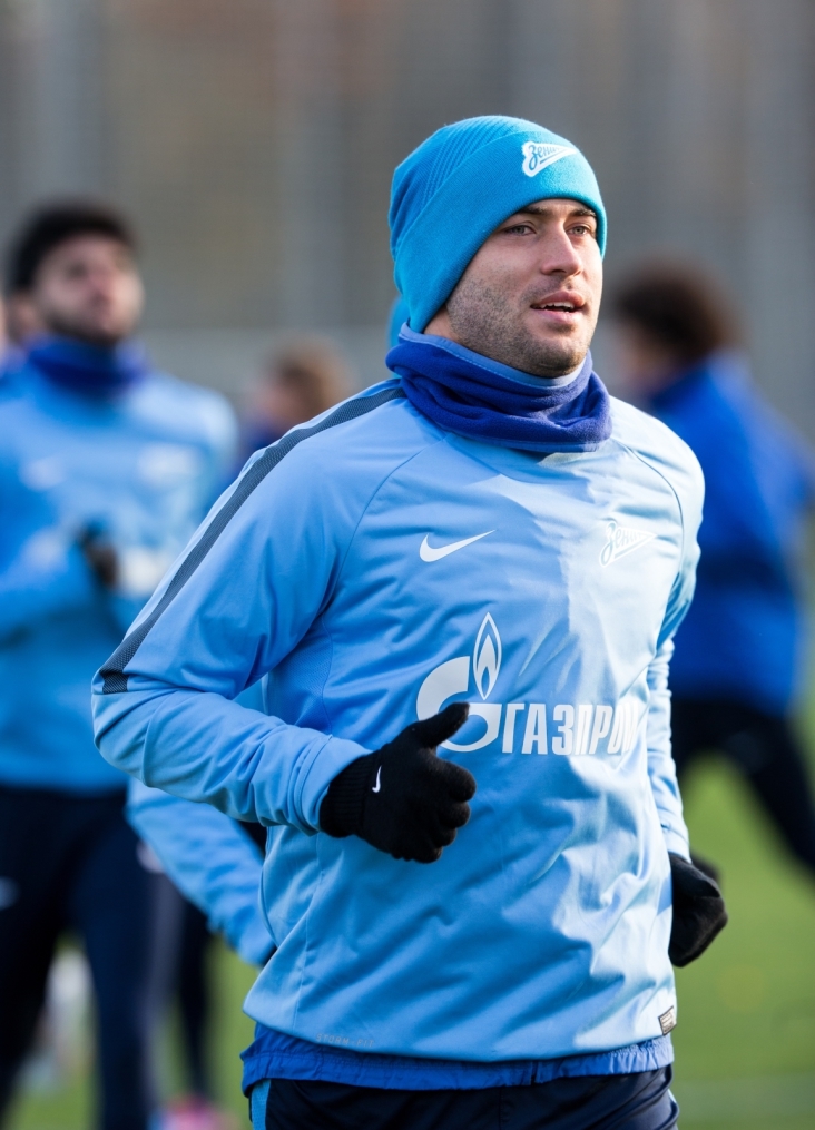 Открытая тренировка «Зенита» перед матчем с «Краснодаром»
