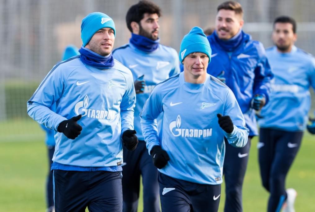 Открытая тренировка «Зенита» перед матчем с «Краснодаром»
