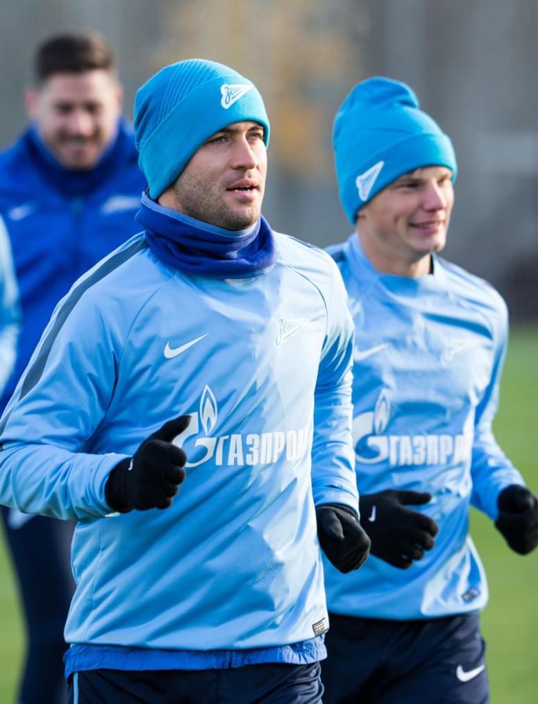 Открытая тренировка «Зенита» перед матчем с «Краснодаром»