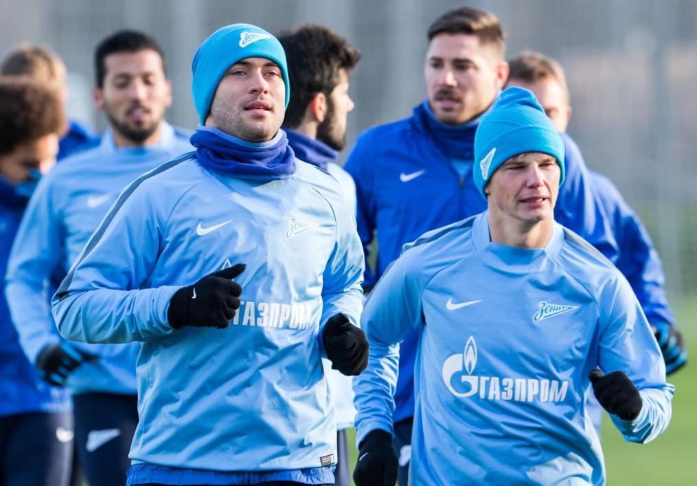 Открытая тренировка «Зенита» перед матчем с «Краснодаром»