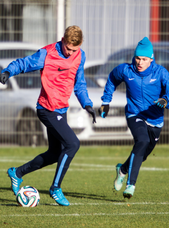 Открытая тренировка «Зенита» перед матчем с «Краснодаром»