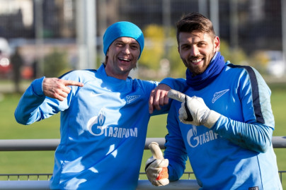Открытая тренировка «Зенита» перед матчем с «Краснодаром»