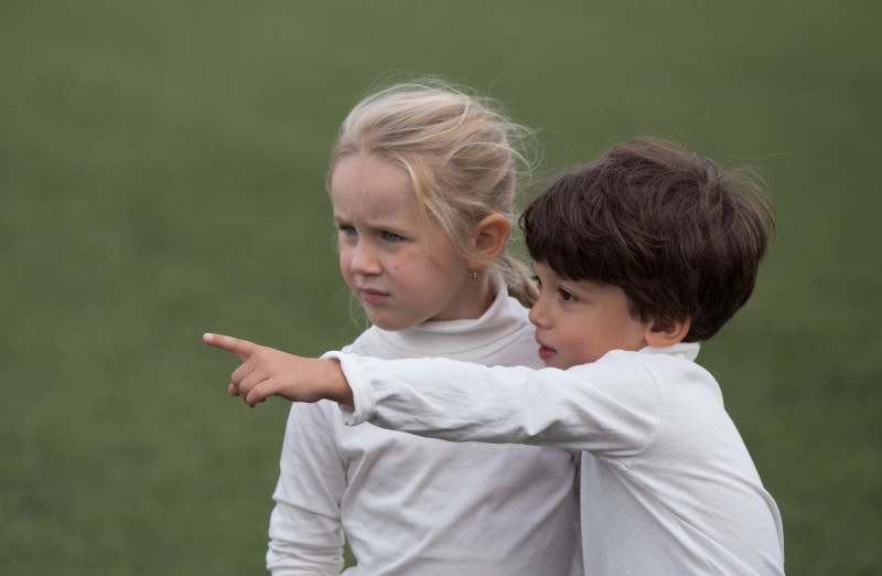 Дети из группы поддержки «Зенит Фан»