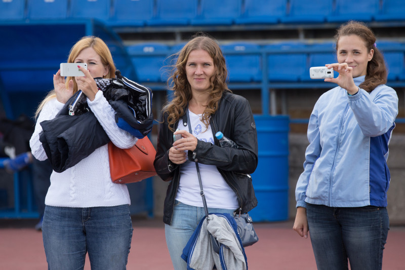 Дети из группы поддержки «Зенит Фан»