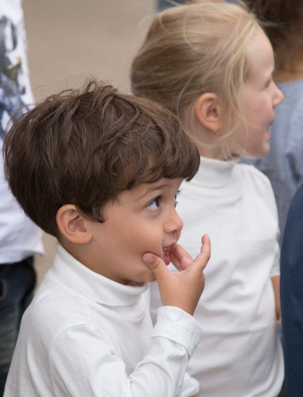 Дети из группы поддержки «Зенит Фан»