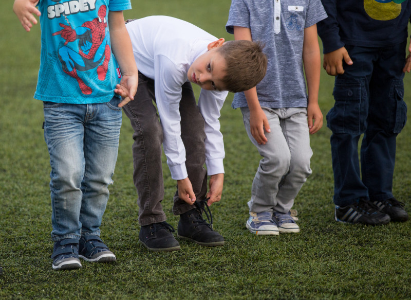 Дети из группы поддержки «Зенит Фан»