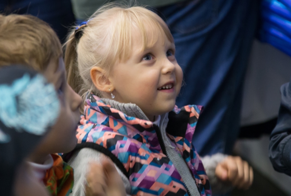 Дети из группы поддержки «Зенит Фан» на матче «Зенит» — «Динамо»