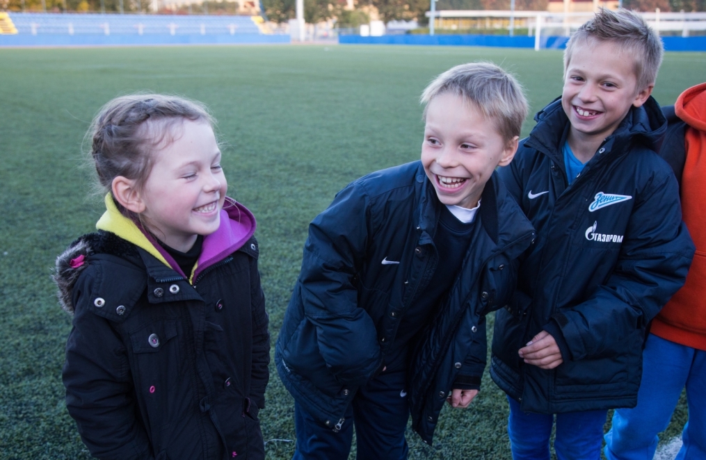 «Зенит Фан» на матче Лиги чемпионов УЕФА, «Зенит» — «Монако»