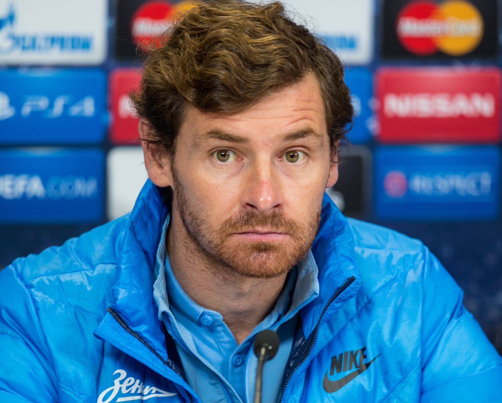 Пресс-конференция Андре Виллаш-Боаша перед матчем Лиги чемпионов УЕФА 2014/15, «Зенит» — «Байер»