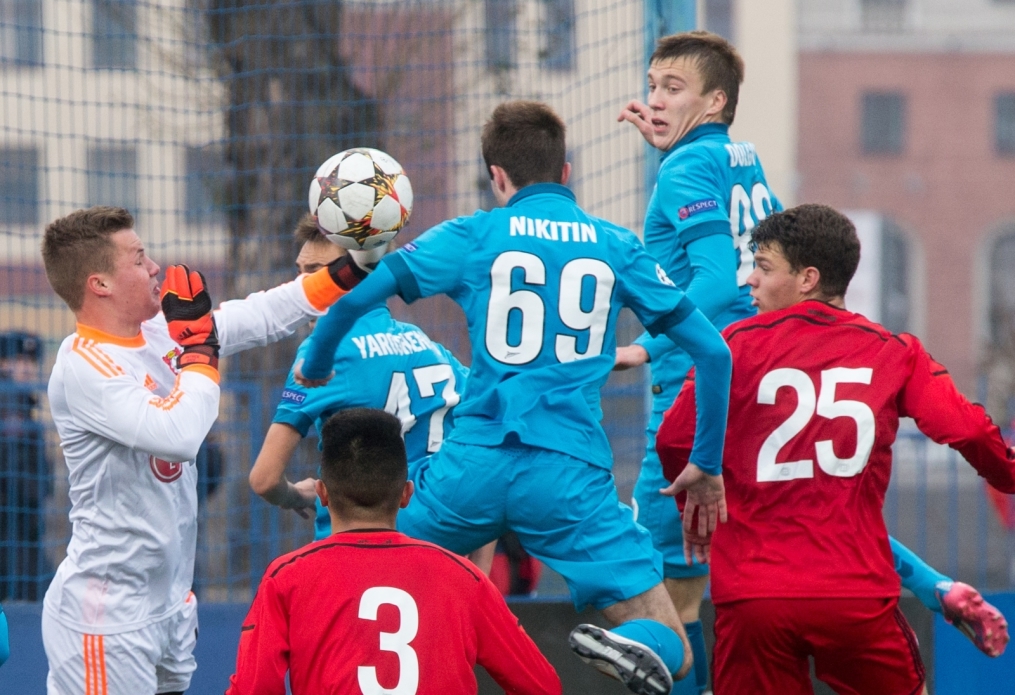 Юношеская Лига чемпионов УЕФА, 2014/15, «Зенит» — «Байер»