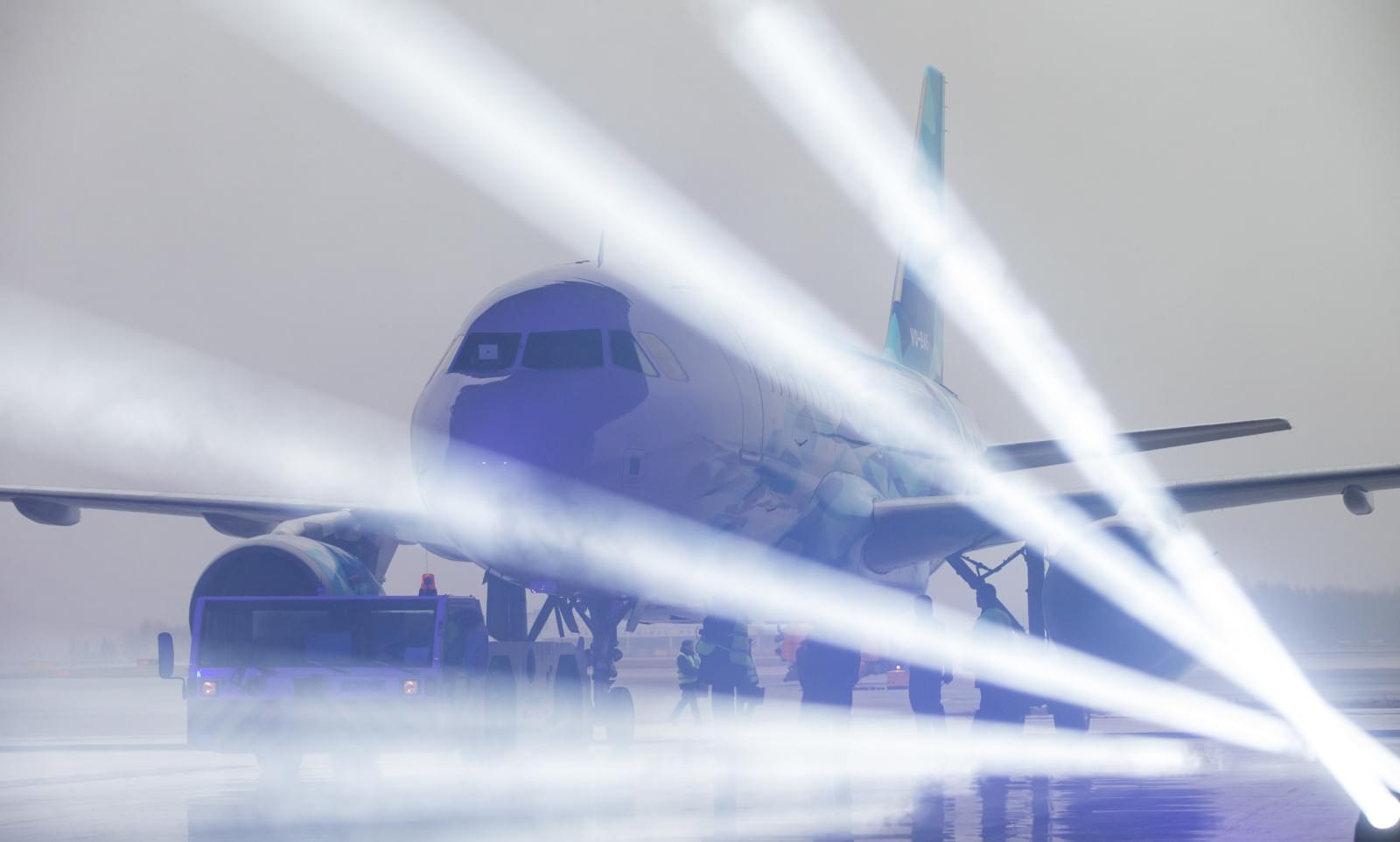 Авиакомпания «Россия» и «Зенит» представили  клубный самолет