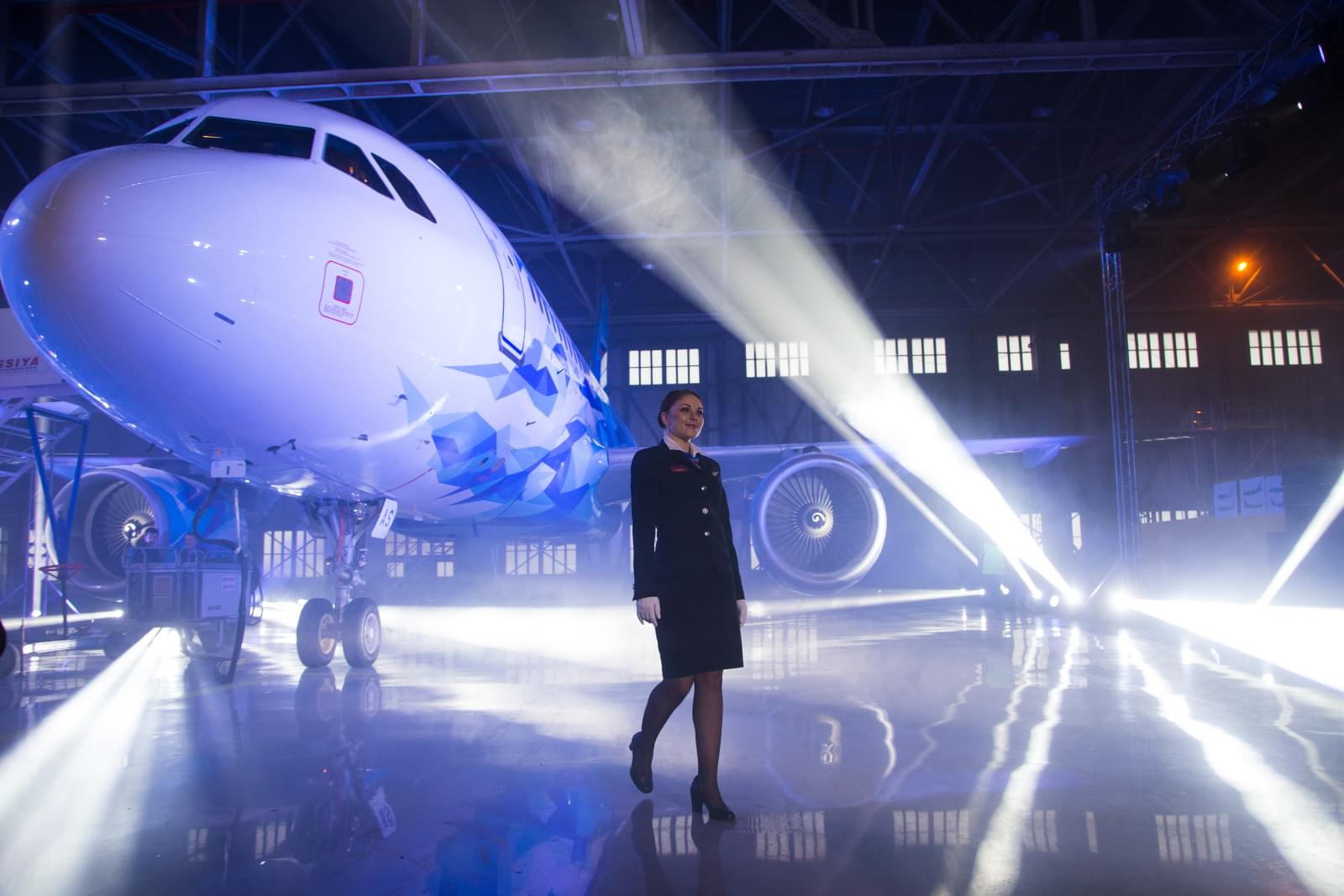 Авиакомпания «Россия» и «Зенит» представили  клубный самолет