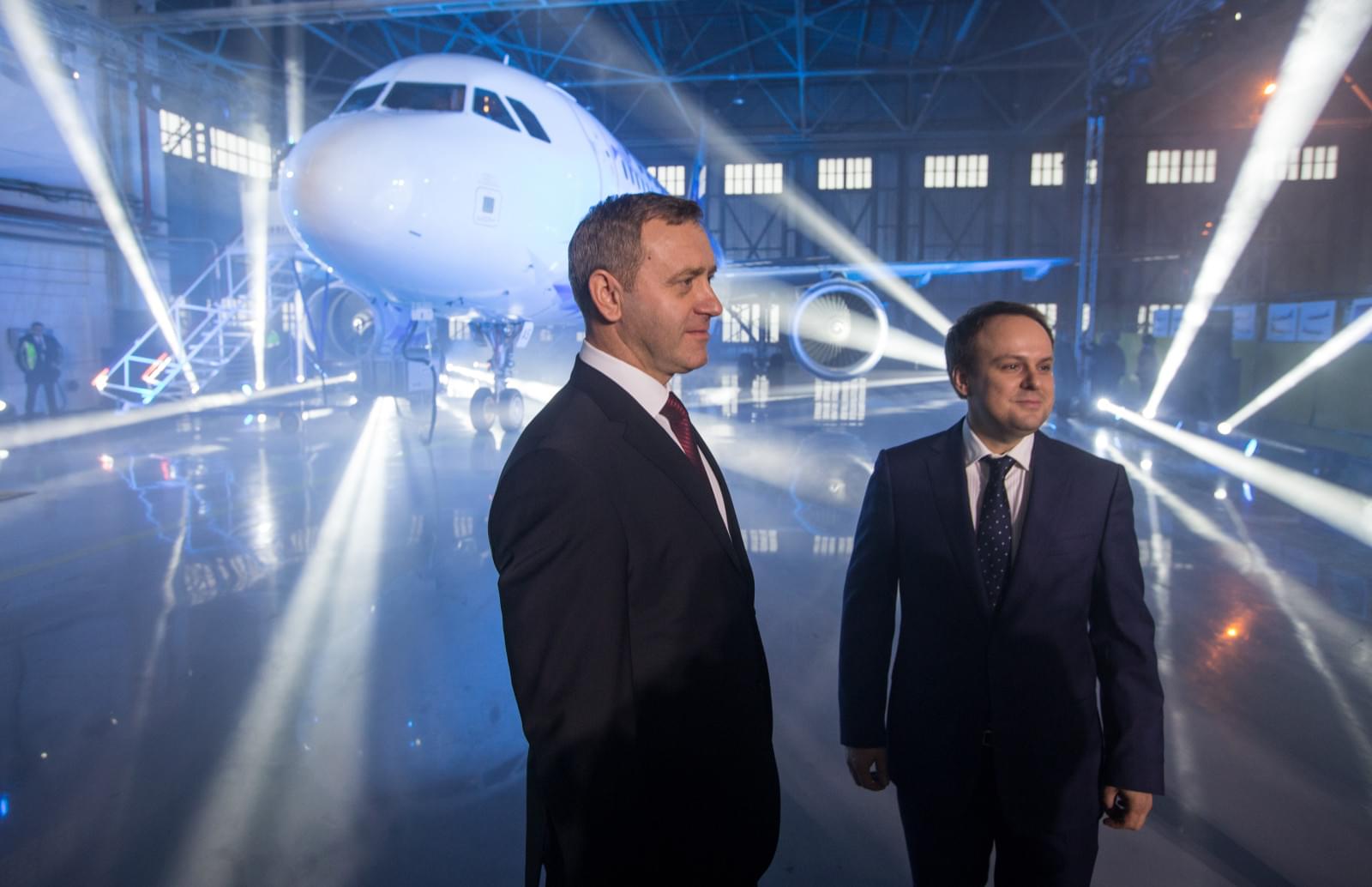 Авиакомпания «Россия» и «Зенит» представили  клубный самолет