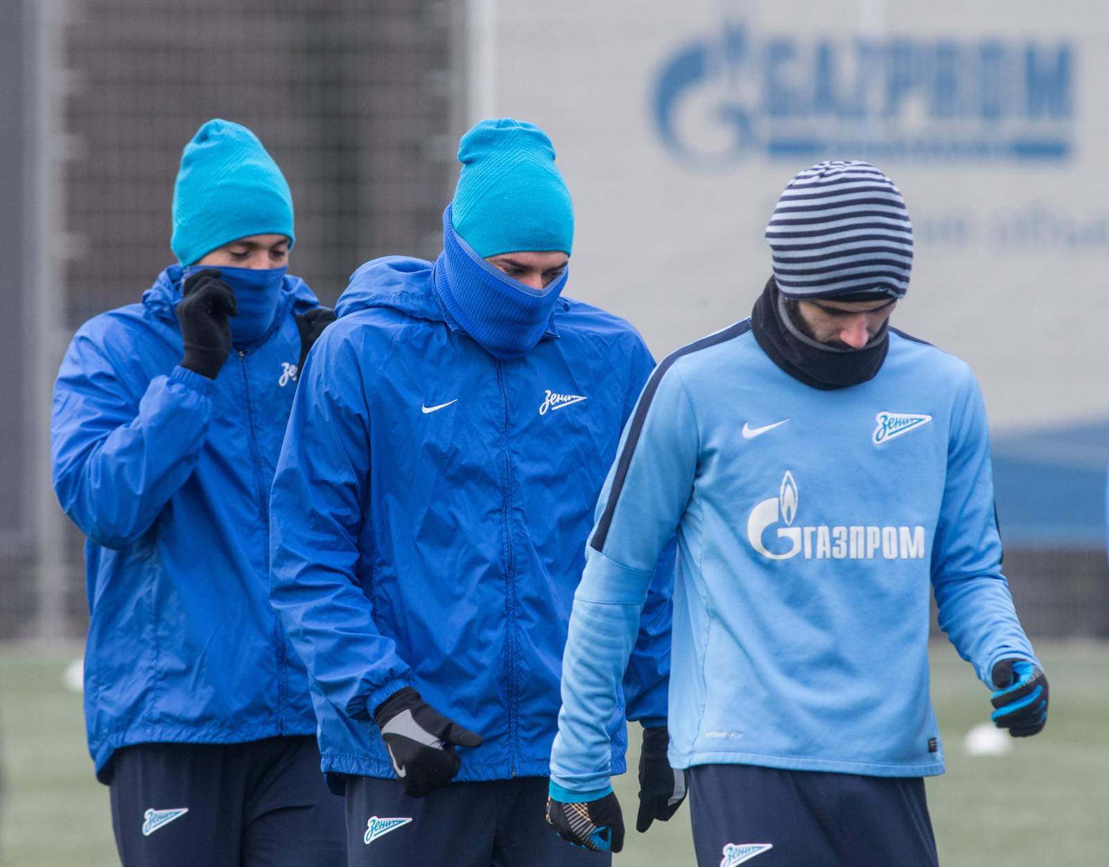 Тренировка  «Зенита» перед матчем «Зенит» — «Кубань»