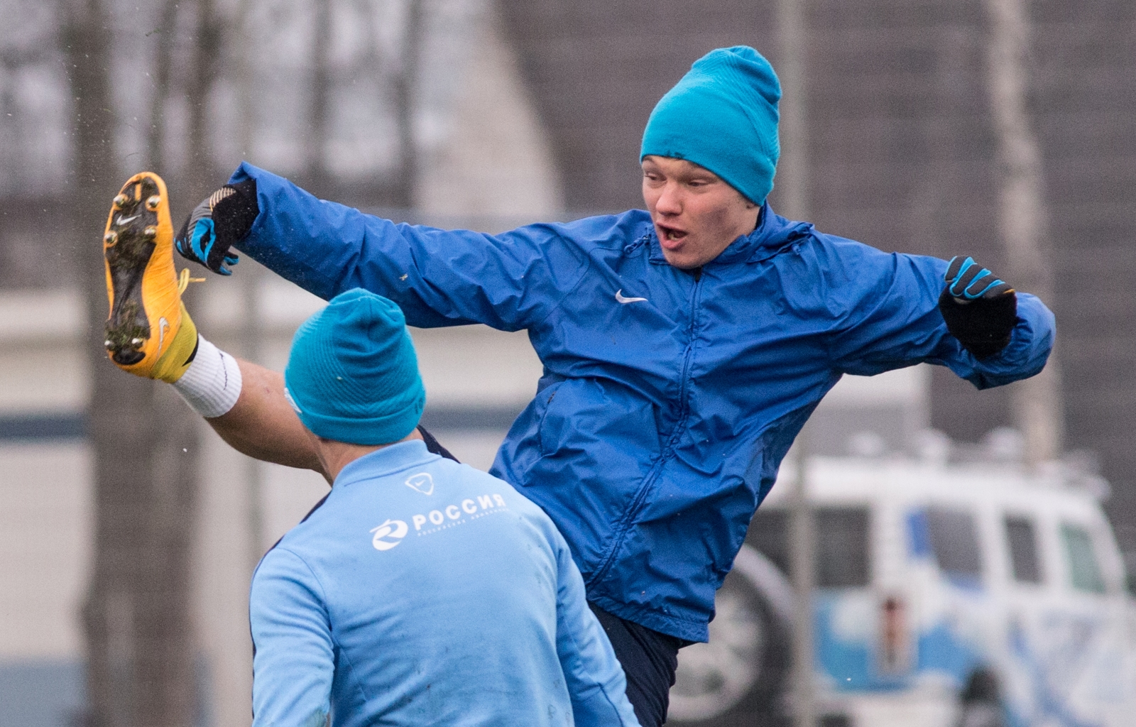 Тренировка  «Зенита» перед матчем «Зенит» — «Кубань»