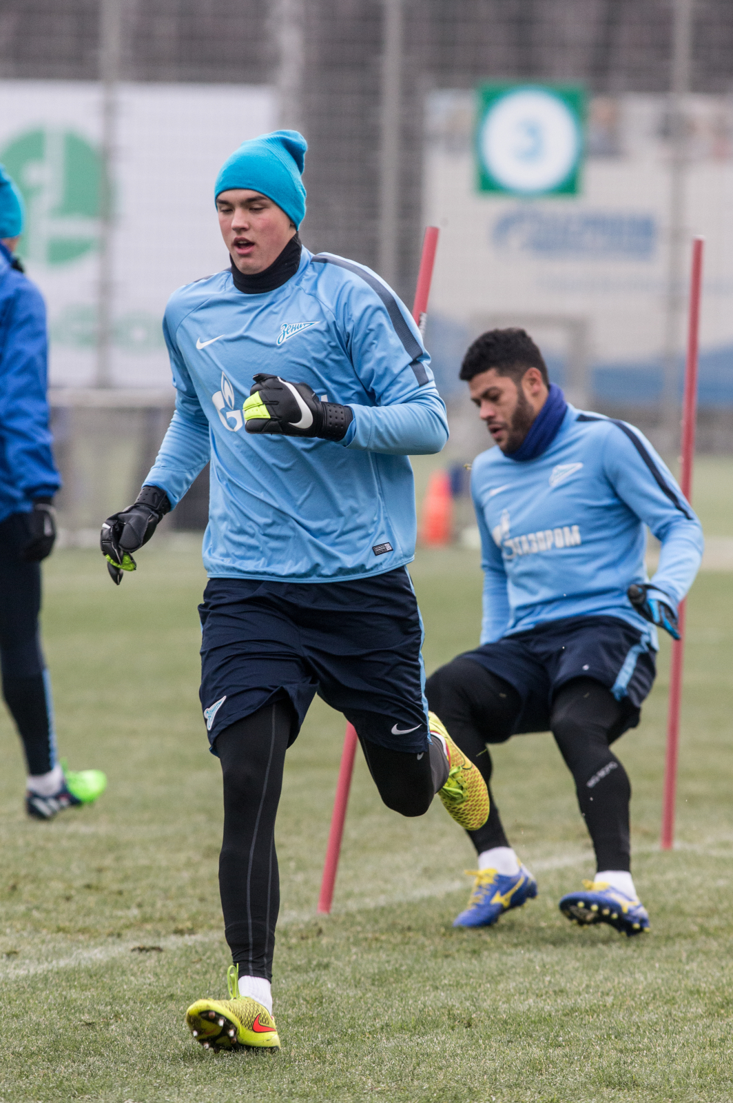 Тренировка  «Зенита» перед матчем «Зенит» — «Кубань»