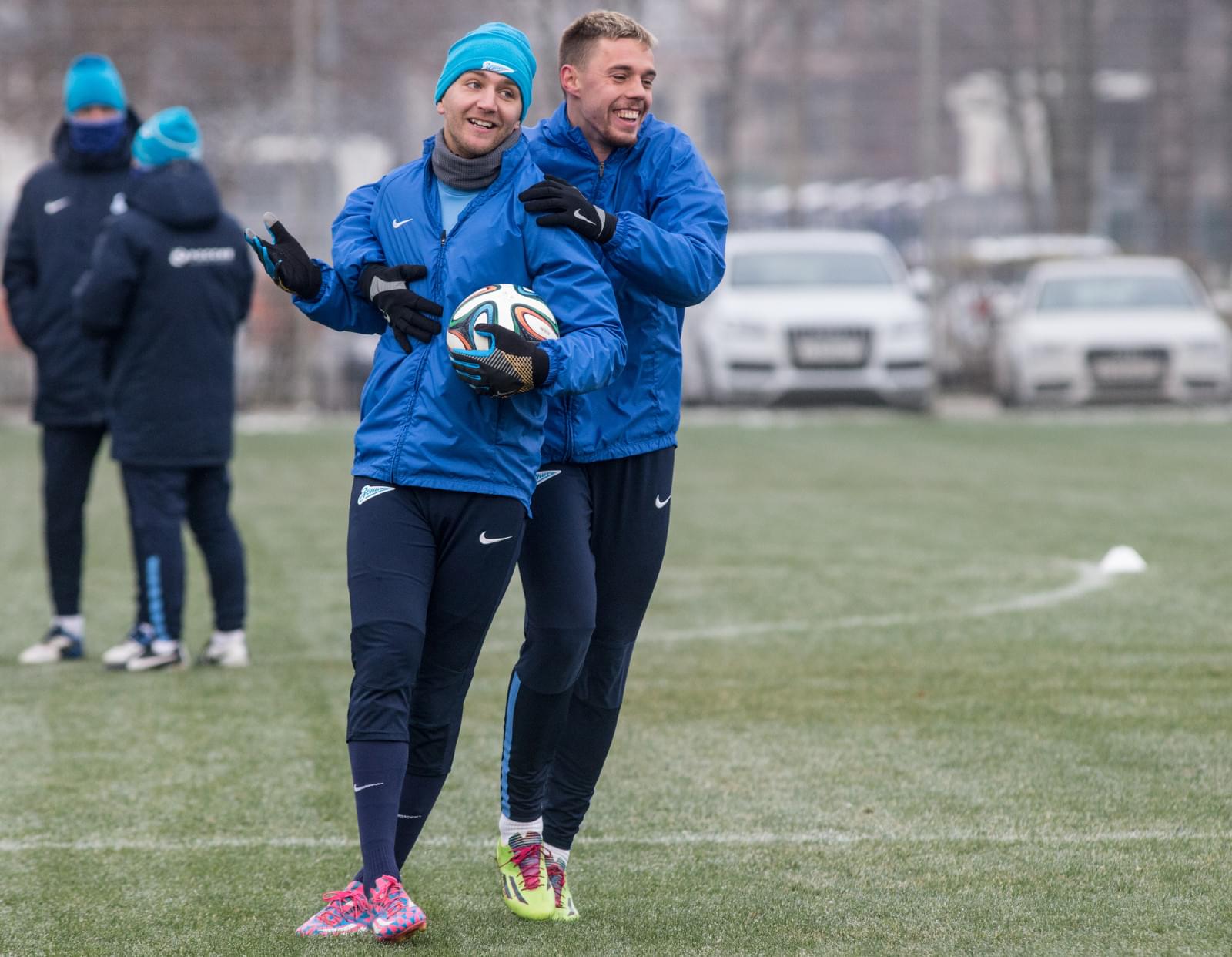 Тренировка  «Зенита» перед матчем «Зенит» — «Кубань»