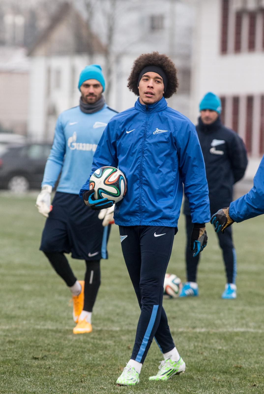 Тренировка  «Зенита» перед матчем «Зенит» — «Кубань»