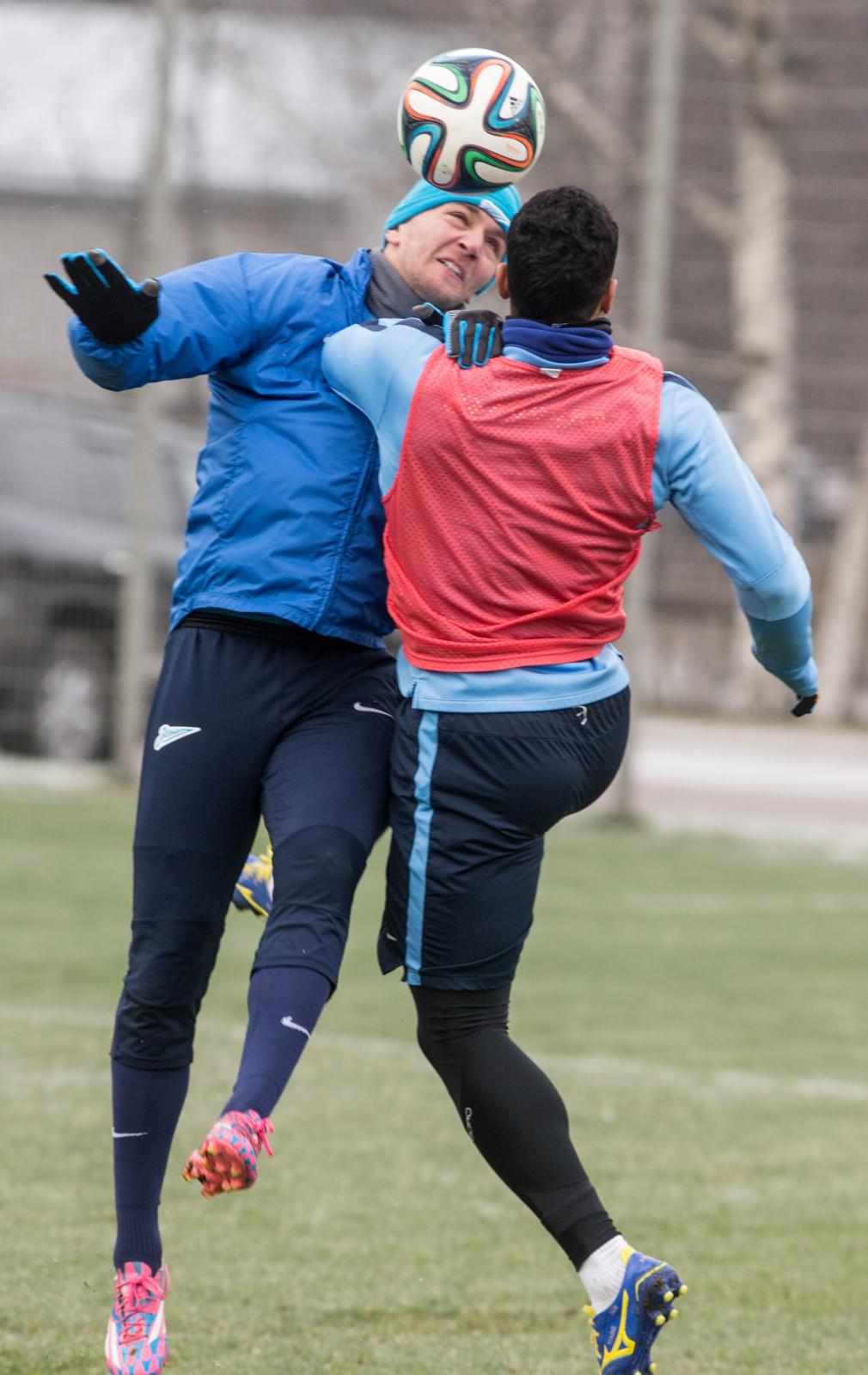 Тренировка  «Зенита» перед матчем «Зенит» — «Кубань»