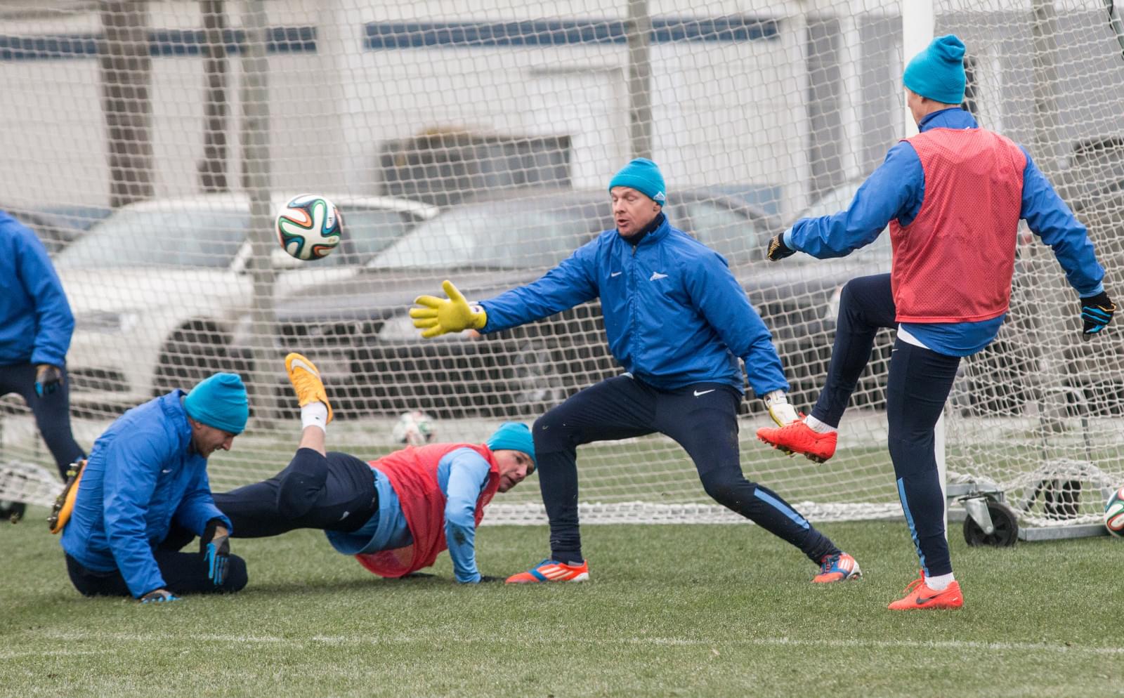 Тренировка  «Зенита» перед матчем «Зенит» — «Кубань»