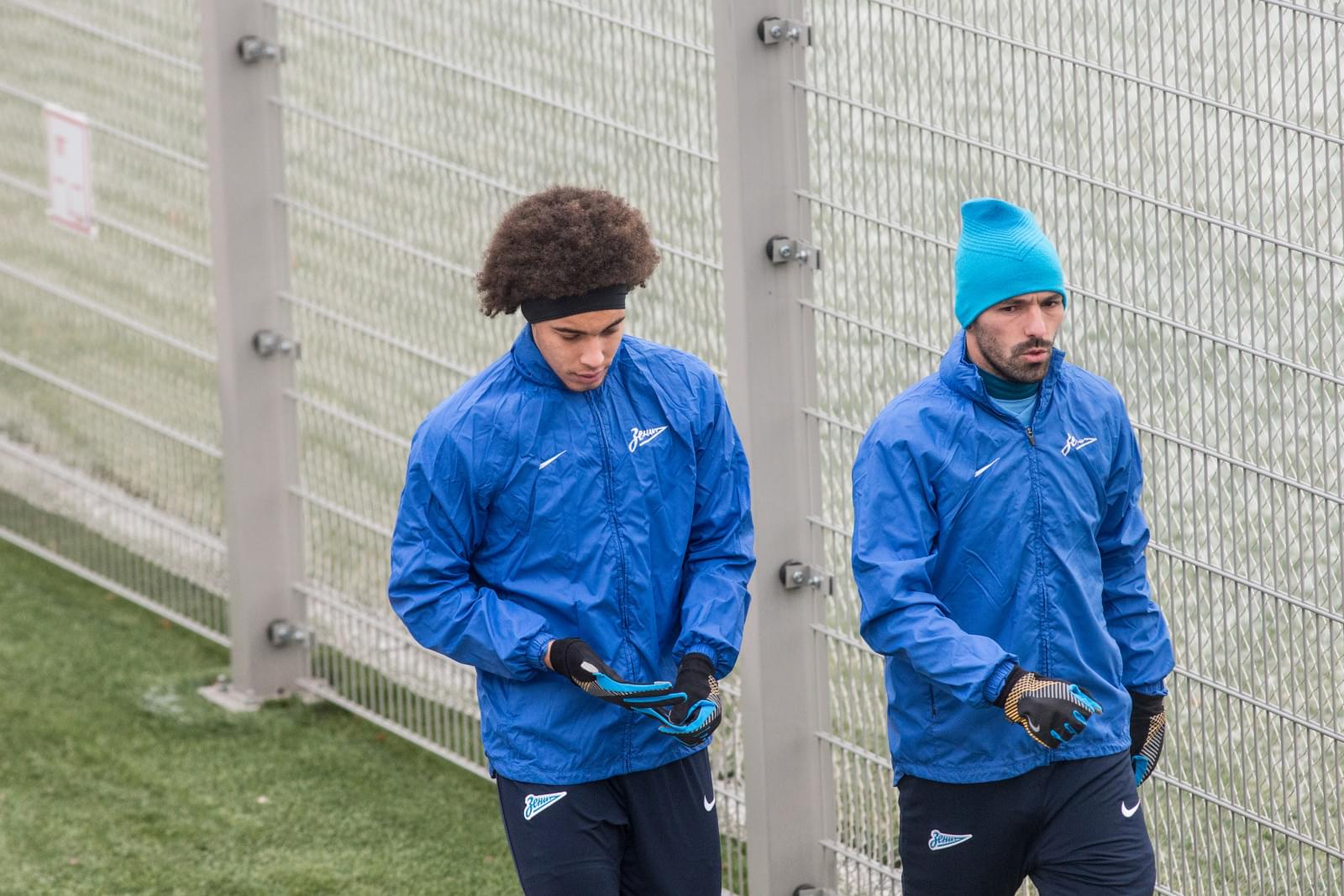 Тренировка  «Зенита» перед матчем «Зенит» — «Кубань»