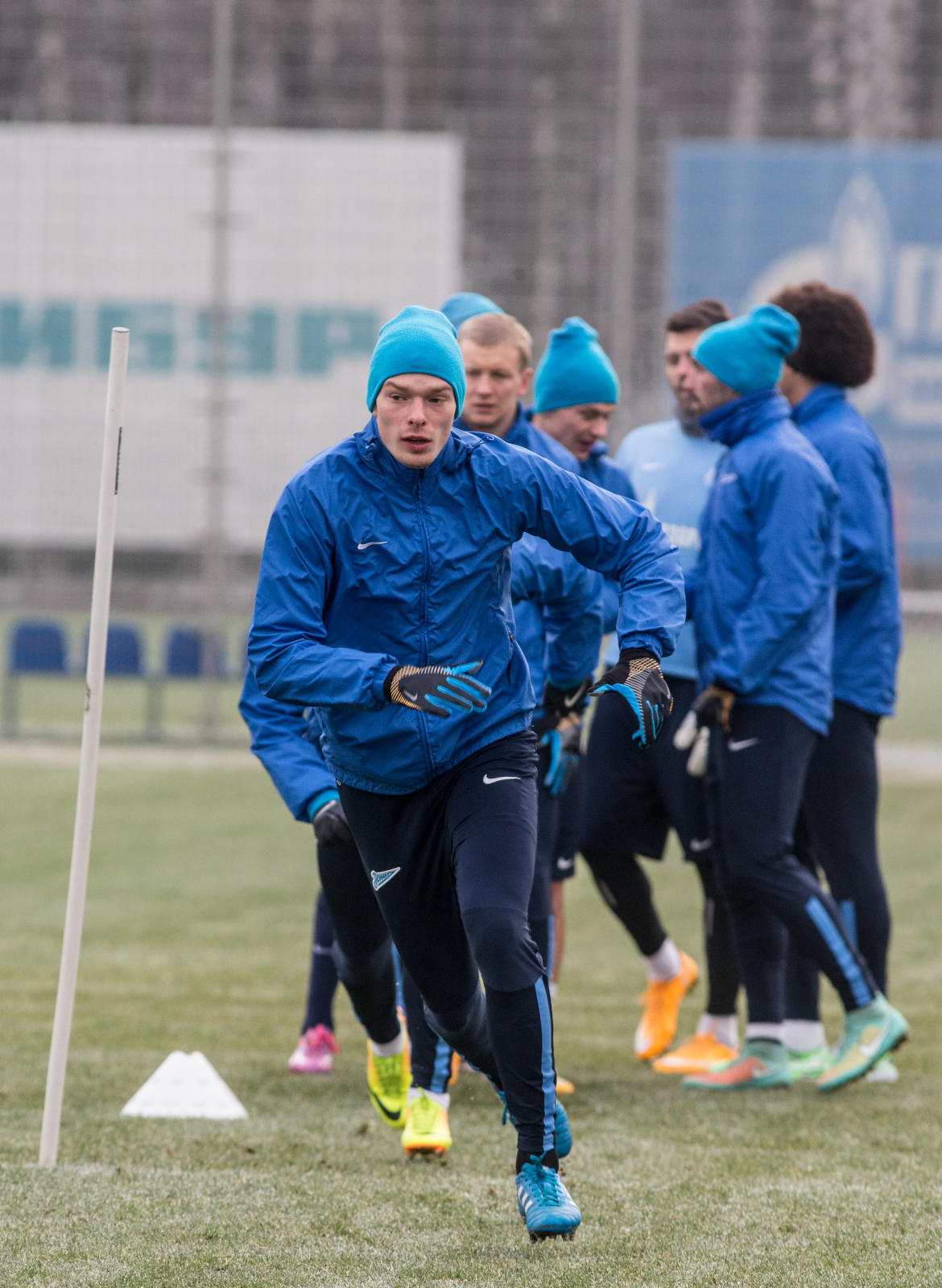 Тренировка  «Зенита» перед матчем «Зенит» — «Кубань»