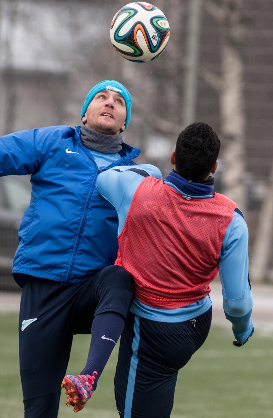 Тренировка  «Зенита» перед матчем «Зенит» — «Кубань»