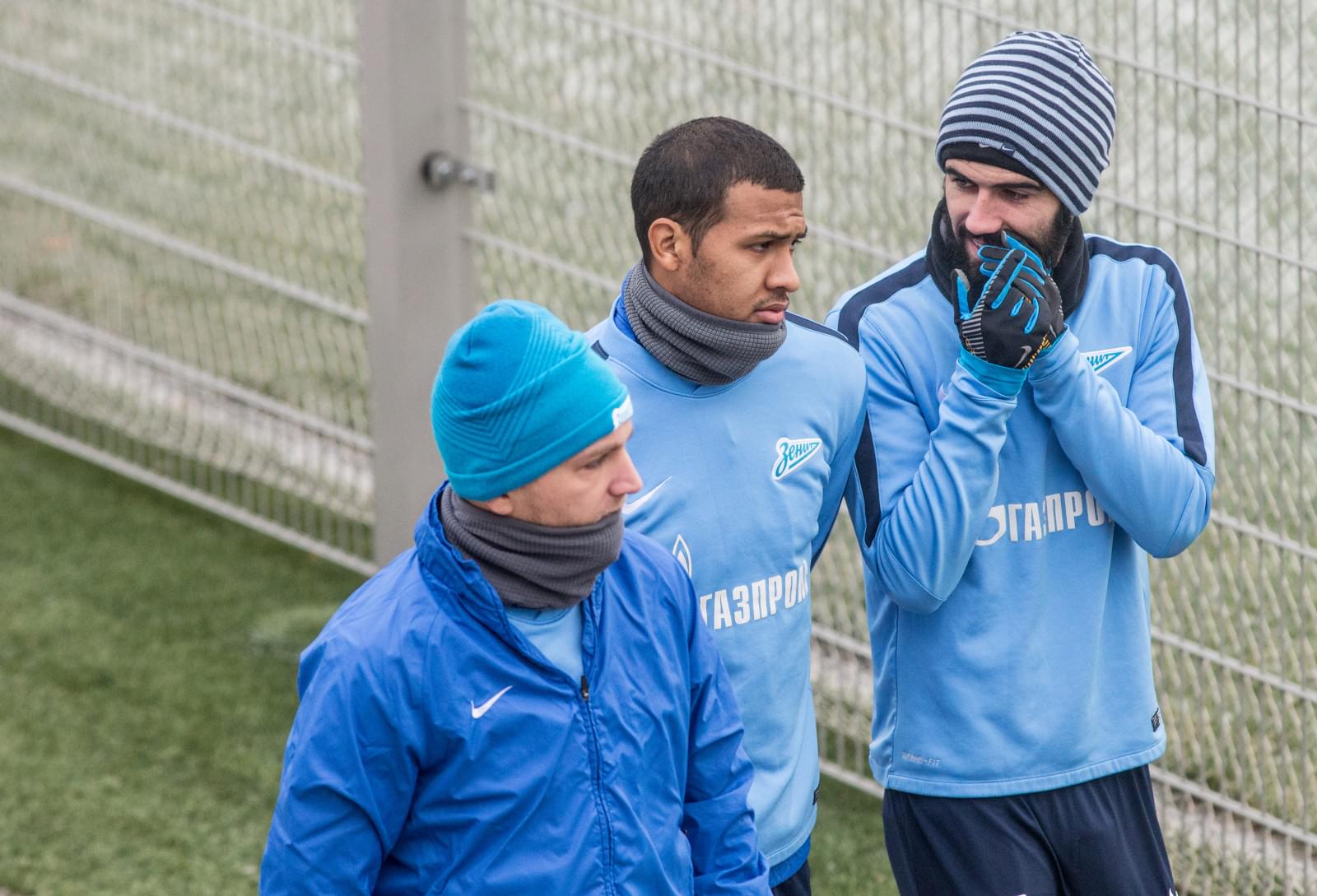 Тренировка  «Зенита» перед матчем «Зенит» — «Кубань»