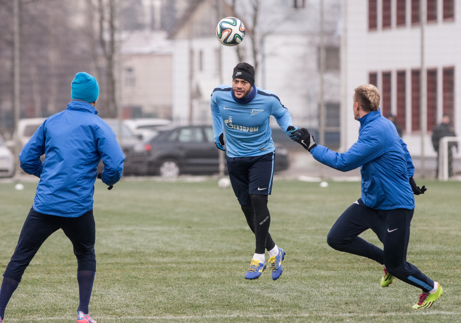 Тренировка  «Зенита» перед матчем «Зенит» — «Кубань»