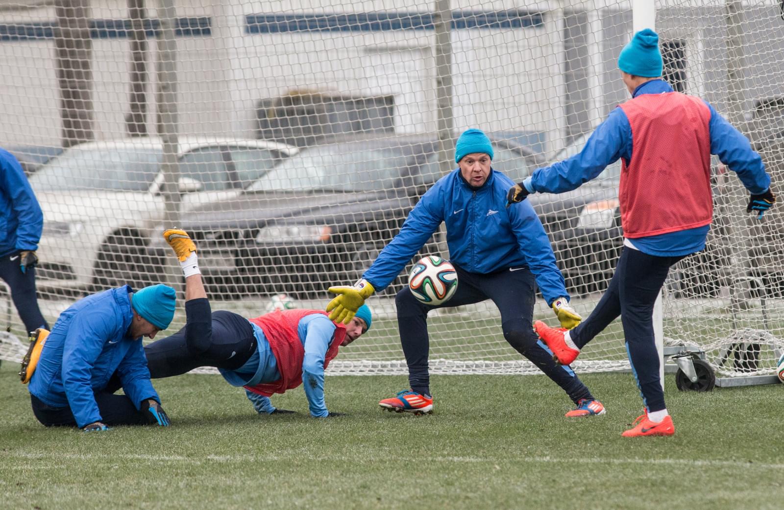 Тренировка  «Зенита» перед матчем «Зенит» — «Кубань»