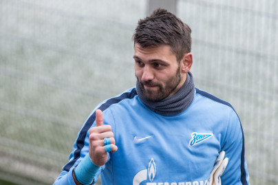 Тренировка  «Зенита» перед матчем «Зенит» — «Кубань»