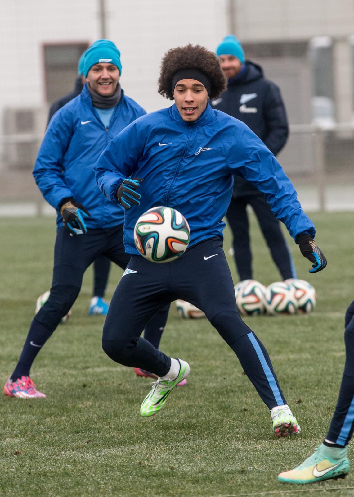 Тренировка  «Зенита» перед матчем «Зенит» — «Кубань»