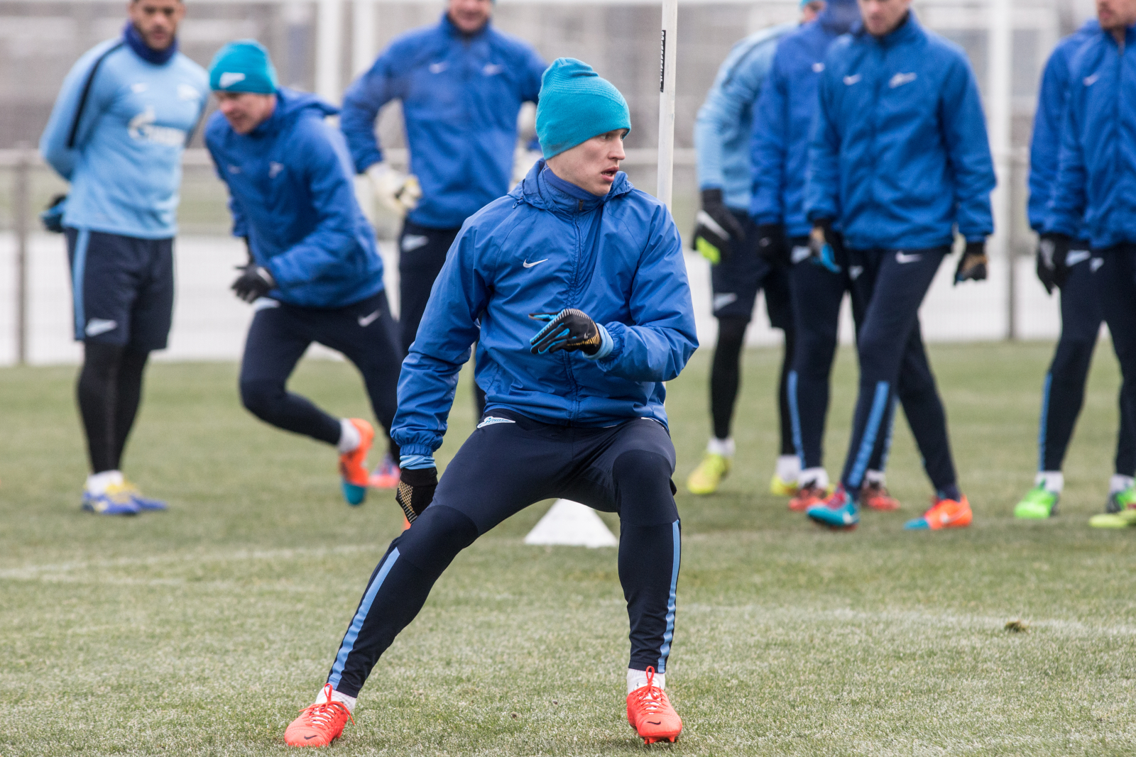 Тренировка  «Зенита» перед матчем «Зенит» — «Кубань»