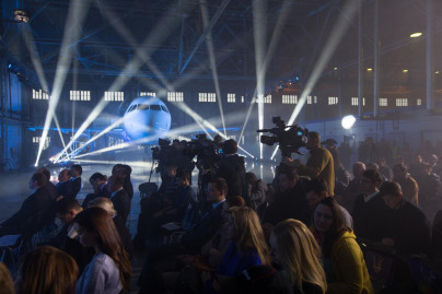 Авиакомпания «Россия» и «Зенит» представили  клубный самолет