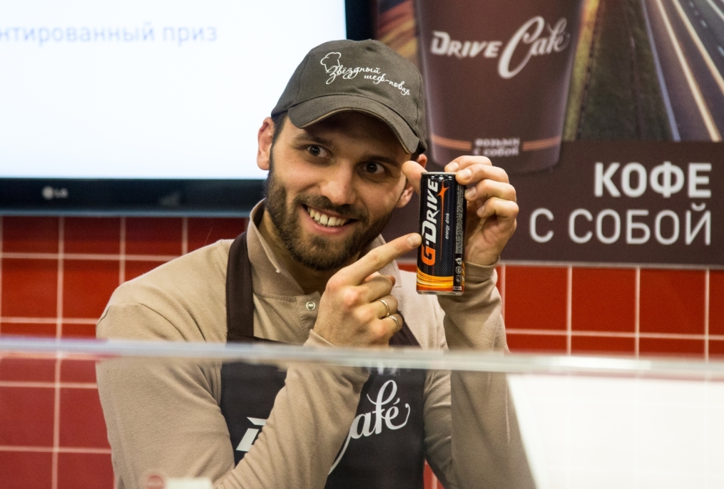 Николас Ломбертс и Юрий Лодыгин в акции «Газпром-нефть» — «Звездный шеф-повар»