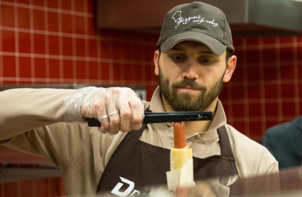 Николас Ломбертс и Юрий Лодыгин в акции «Газпром-нефть» — «Звездный шеф-повар»