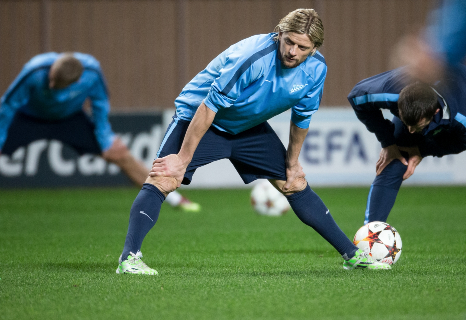 Тренировка «Зенита» перед матчем Лиги чемпионов УЕФА 2014/15, «Монако» — «Зенит»