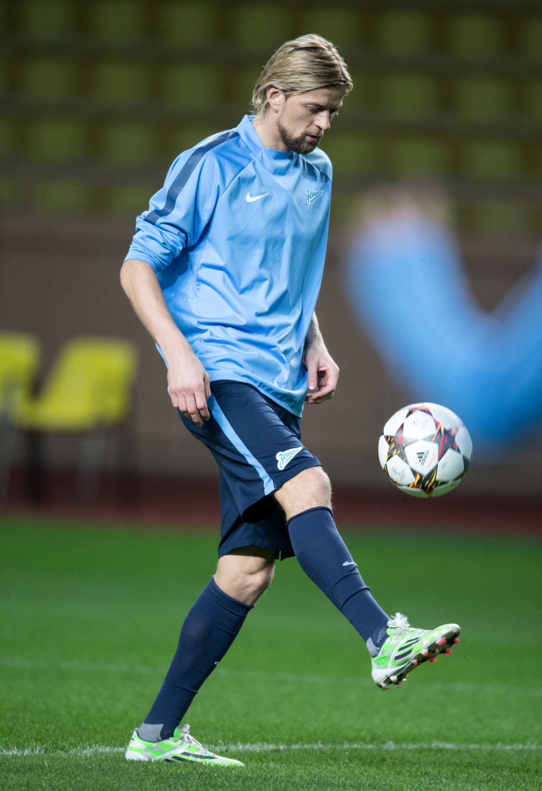 Тренировка «Зенита» перед матчем Лиги чемпионов УЕФА 2014/15, «Монако» — «Зенит»