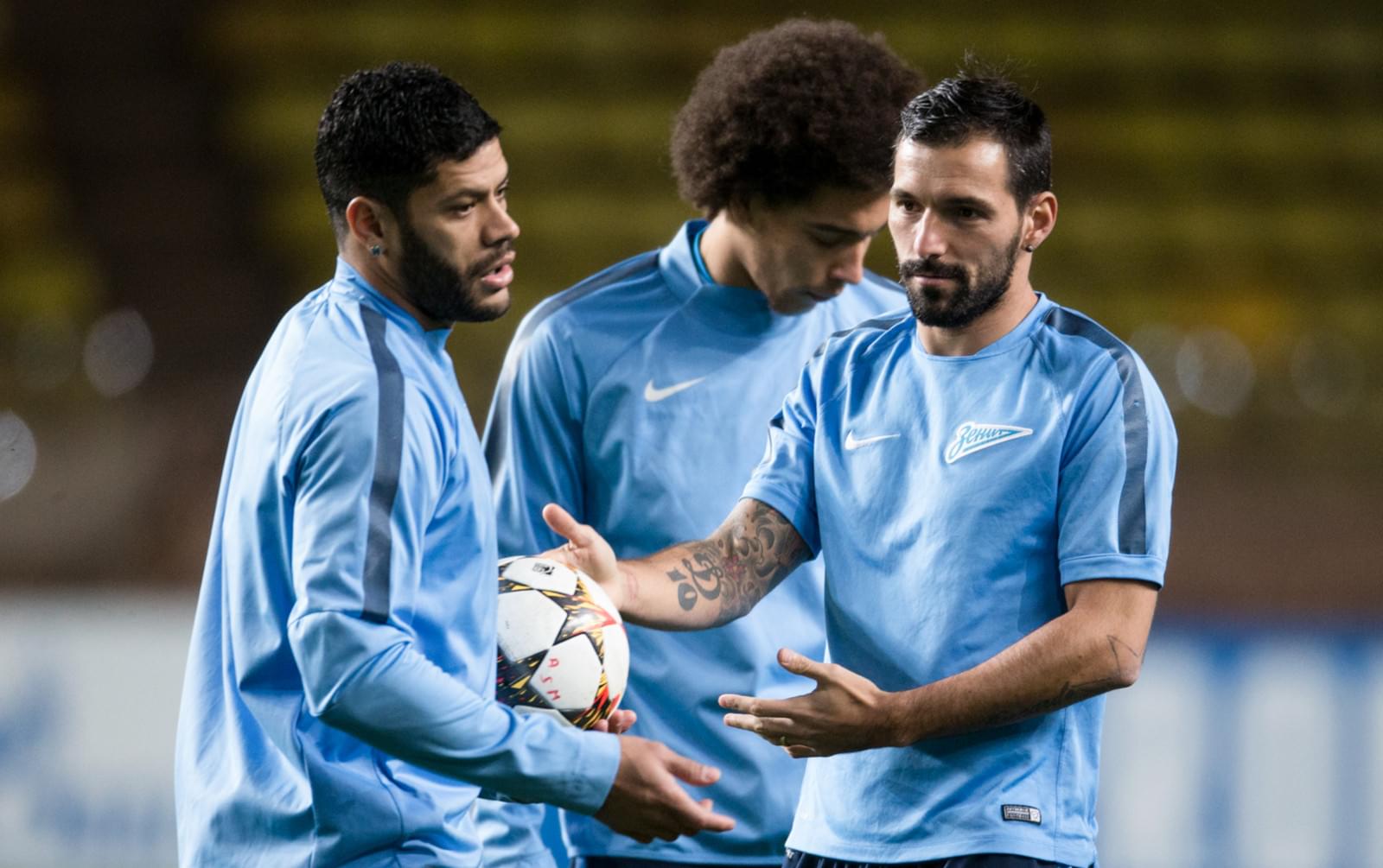 Тренировка «Зенита» перед матчем Лиги чемпионов УЕФА 2014/15, «Монако» — «Зенит»