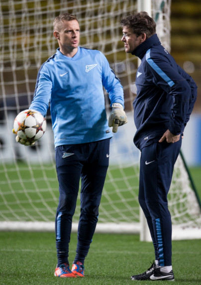 Тренировка «Зенита» перед матчем Лиги чемпионов УЕФА 2014/15, «Монако» — «Зенит»