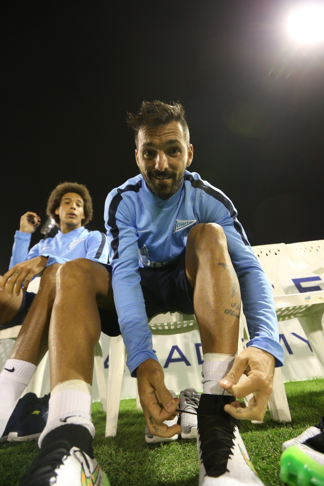 Первая тренировка «Зенита» на сборах в Катаре