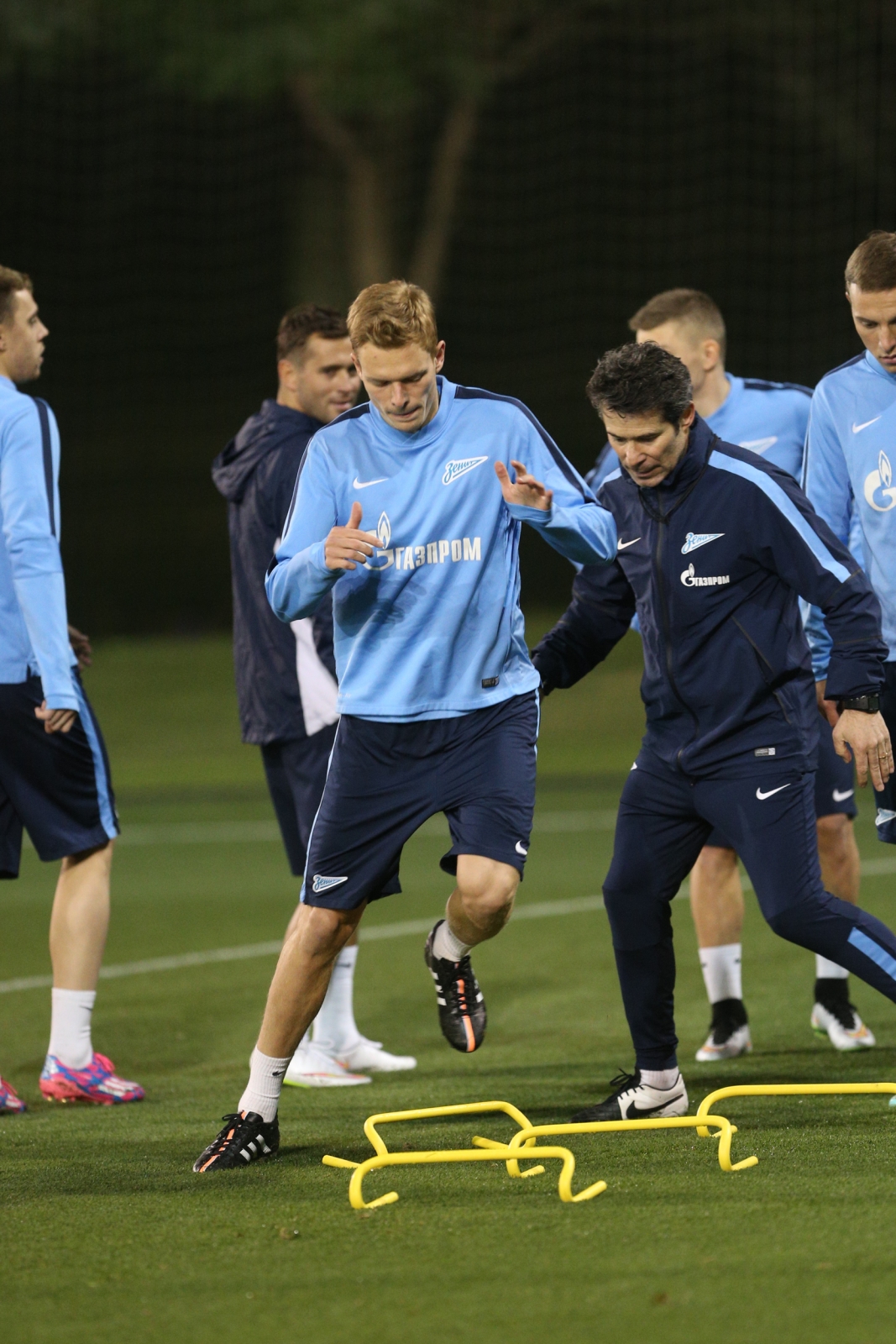 Первая тренировка «Зенита» на сборах в Катаре